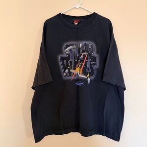 vintage 1999 Disney Star Wars Episode 1 Naboo Starfighter t-shirt 3XL